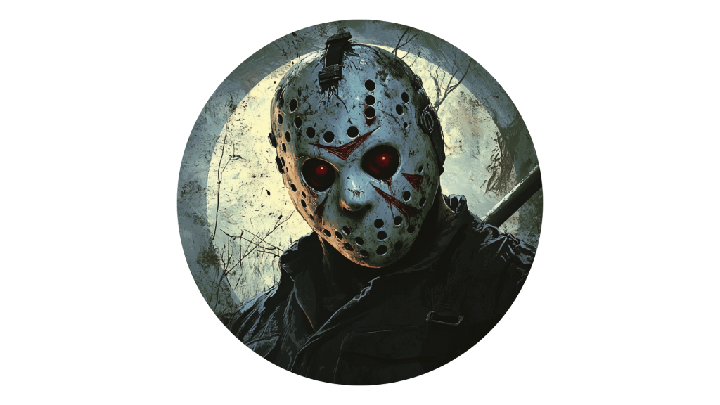 Visage masqué de Jason Voorhees en icône